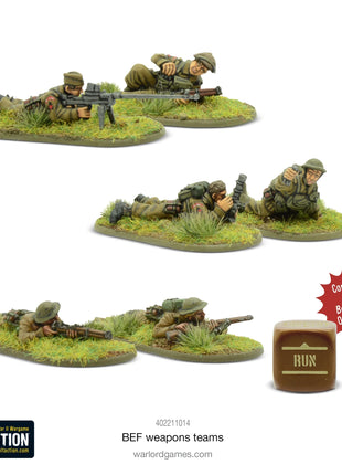 Dit is een foto van het spel BEF Weapons Teams te koop bij Speldorado Spellenwinkel Delft