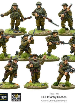 Dit is een foto van het spel BEF Infantry Section te koop bij Speldorado Spellenwinkel Delft
