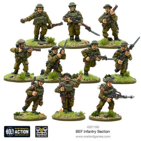 Dit is een foto van het spel BEF Infantry Section te koop bij Speldorado Spellenwinkel Delft