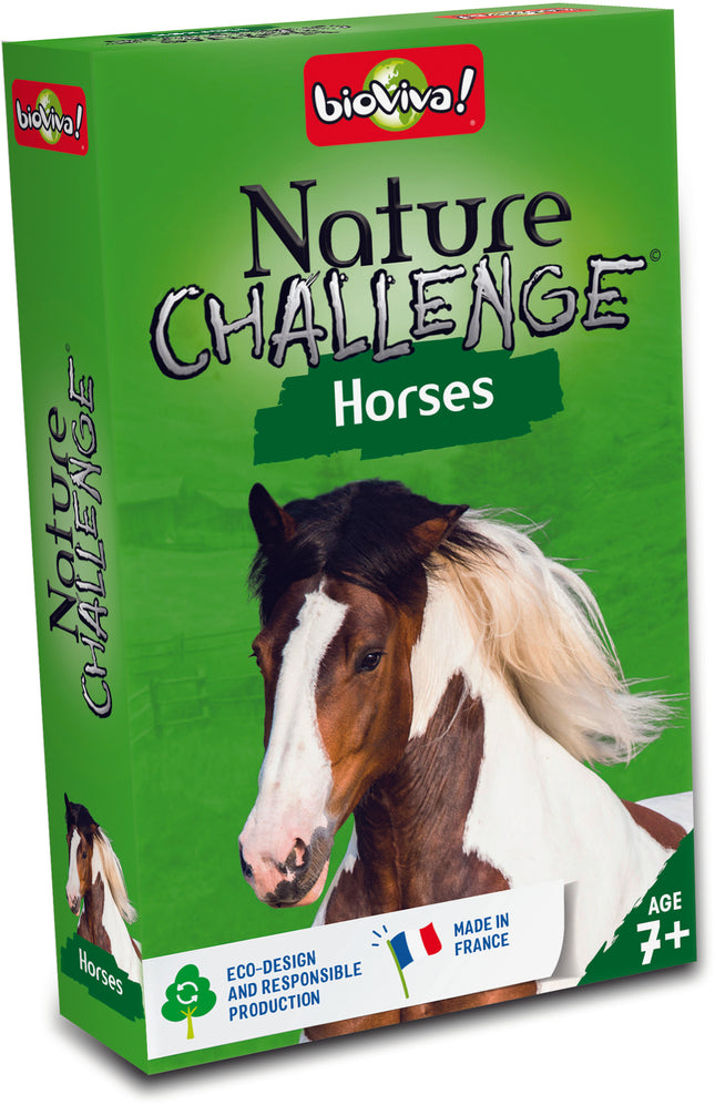 Dit is een foto van het spel Nature Challenge - Horses te koop bij Speldorado Spellenwinkel Delft