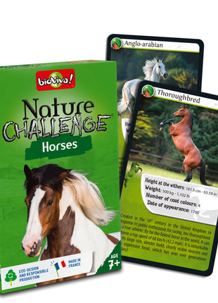 Dit is een foto van het spel Nature Challenge - Horses te koop bij Speldorado Spellenwinkel Delft