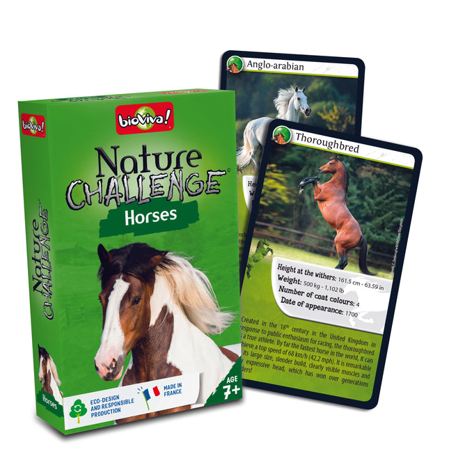 Dit is een foto van het spel Nature Challenge - Horses te koop bij Speldorado Spellenwinkel Delft
