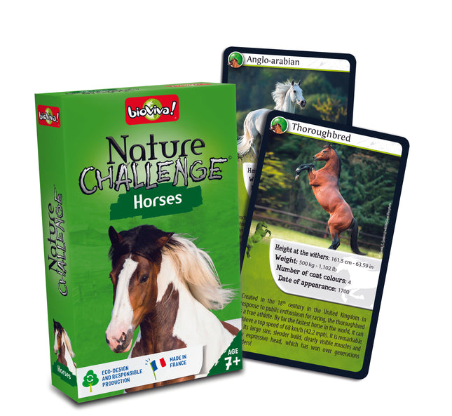 Dit is een foto van het spel Nature Challenge - Horses te koop bij Speldorado Spellenwinkel Delft