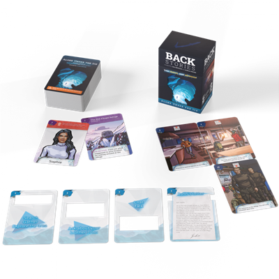 Dit is een foto van het spel Backstories Alone Under the Ice te koop bij Speldorado Spellenwinkel Delft