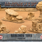 Dit is een foto van het spel Badlands Tors - Battlefield In A Box te koop bij Speldorado Spellenwinkel Delft
