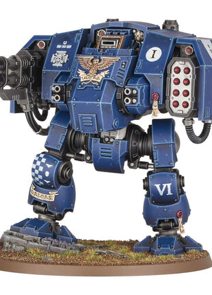 Dit is een afbeelding van het miniatuur Ballistus Dreadnought - Space Marines voor het spel Warhammer, te koop bij Tabletop Miniature Wargames spellenwinkel Speldorado in delft