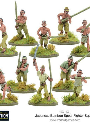 Dit is een foto van het spel Japanese Bamboo Spear Fighter squad te koop bij Speldorado Spellenwinkel Delft