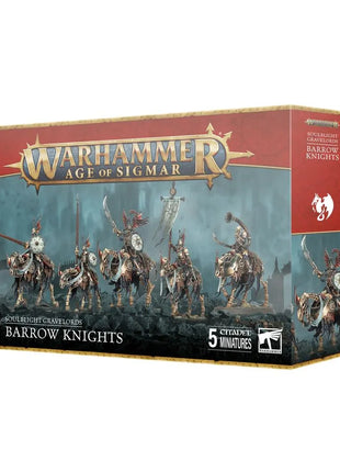 Dit is een afbeelding van het miniatuur barrow knights -soulblight gravelords voor het spel Warhammer, te koop bij Tabletop Miniature Wargames spellenwinkel Speldorado in delft