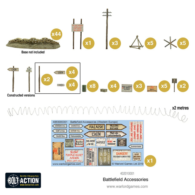 Dit is een foto van het spel Battlefield Accessories te koop bij Speldorado Spellenwinkel Delft