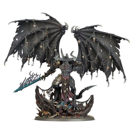 Dit is een afbeelding van het miniatuur Be'Lakor - Slaves to Darkness voor het spel Warhammer, te koop bij Tabletop Miniature Wargames spellenwinkel Speldorado in delft