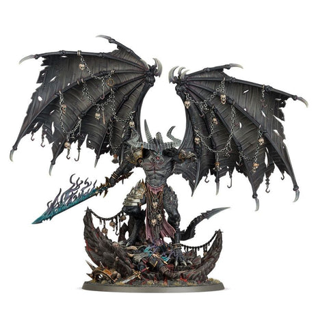 Dit is een afbeelding van het miniatuur Be'Lakor - Slaves to Darkness voor het spel Warhammer, te koop bij Tabletop Miniature Wargames spellenwinkel Speldorado in delft