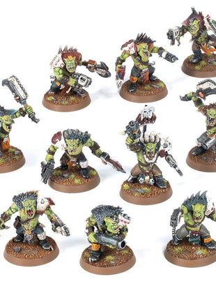 Dit is een afbeelding van het miniatuur Beast Snagga Boyz - Orks voor het spel Warhammer, te koop bij Tabletop Miniature Wargames spellenwinkel Speldorado in delft