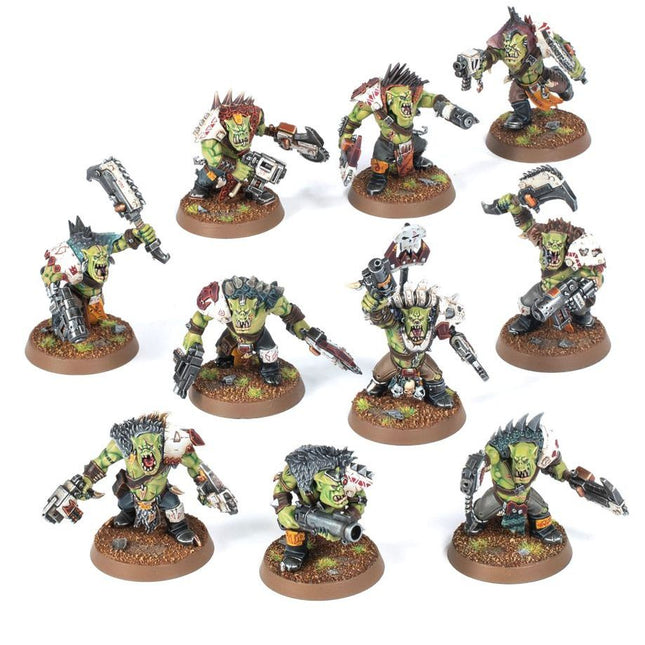 Dit is een afbeelding van het miniatuur Beast Snagga Boyz - Orks voor het spel Warhammer, te koop bij Tabletop Miniature Wargames spellenwinkel Speldorado in delft