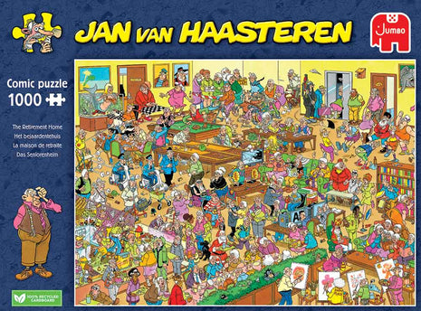 Dit is een foto van het spel Bejaardentehuis - Jan van Haasteren te koop bij Speldorado Spellenwinkel Delft