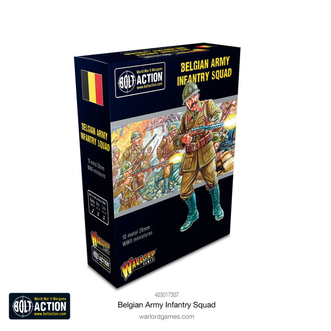 Dit is een foto van het spel Belgian Army Infantry Squad te koop bij Speldorado Spellenwinkel Delft