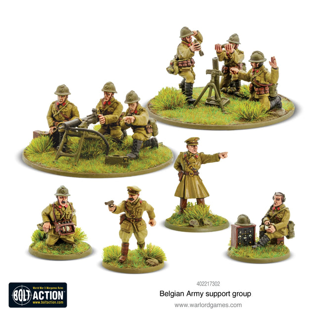 Dit is een foto van het spel Belgian Army Support Group te koop bij Speldorado Spellenwinkel Delft