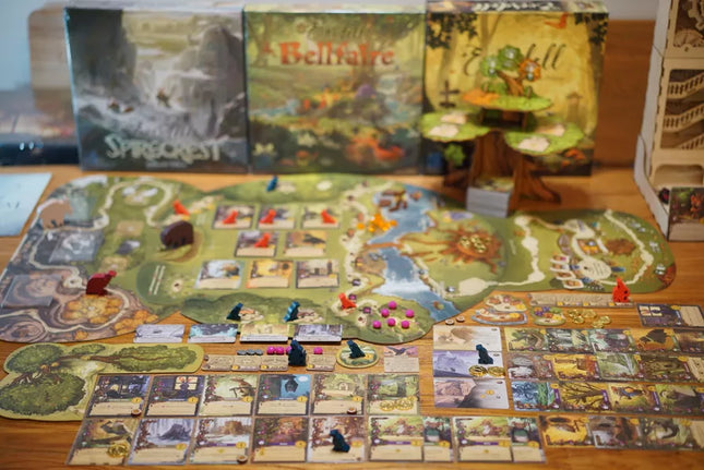 Dit is een foto van het spel Everdell Bellfaire - EN te koop bij Speldorado Spellenwinkel Delft