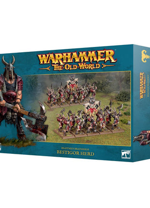 Warhammer: The Old World Bestigor herd - Beastmen Brayherds – fantasy miniaturen set Warhammer: The Old World Bestigor herd - Beastmen Brayherds – fantasy miniaturen set