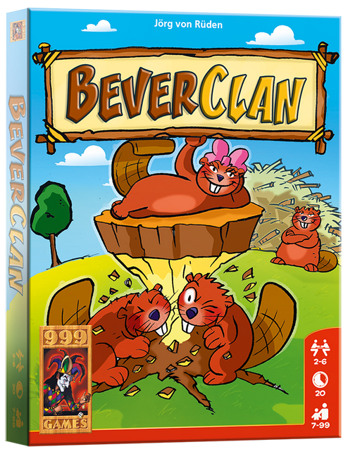 Dit is een foto van het spel Beverclan te koop bij Speldorado Spellenwinkel Delft