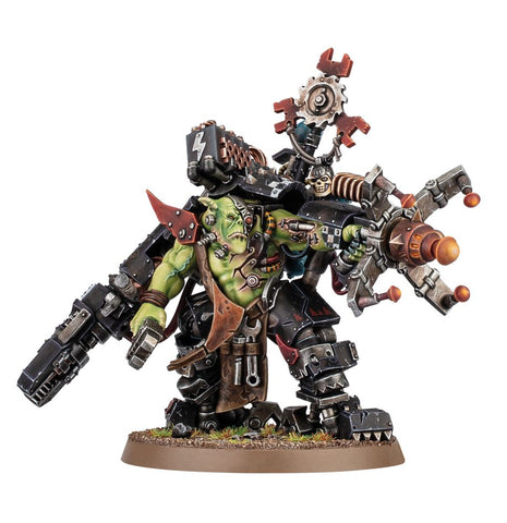 Dit is een afbeelding van het miniatuur Big Mek - Orks voor het spel Warhammer, te koop bij Tabletop Miniature Wargames spellenwinkel Speldorado in delft