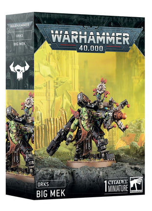 Dit is een afbeelding van het miniatuur Big Mek - Orks voor het spel Warhammer, te koop bij Tabletop Miniature Wargames spellenwinkel Speldorado in delft