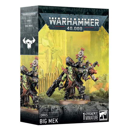 Dit is een afbeelding van het miniatuur Big Mek - Orks voor het spel Warhammer, te koop bij Tabletop Miniature Wargames spellenwinkel Speldorado in delft