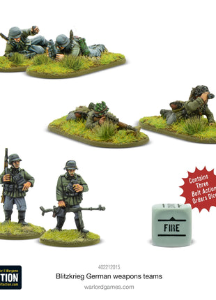 Dit is een foto van het spel Blitzkrieg German Weapons Teams te koop bij Speldorado Spellenwinkel Delft