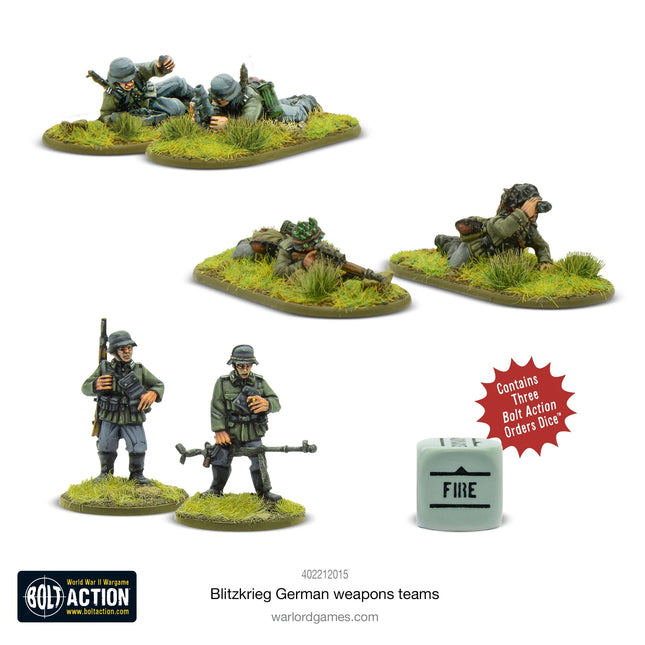 Dit is een foto van het spel Blitzkrieg German Weapons Teams te koop bij Speldorado Spellenwinkel Delft