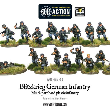 Dit is een foto van het spel Blitzkrieg! German Infantry te koop bij Speldorado Spellenwinkel Delft