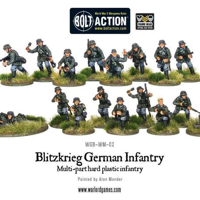 Dit is een foto van het spel Blitzkrieg! German Infantry te koop bij Speldorado Spellenwinkel Delft