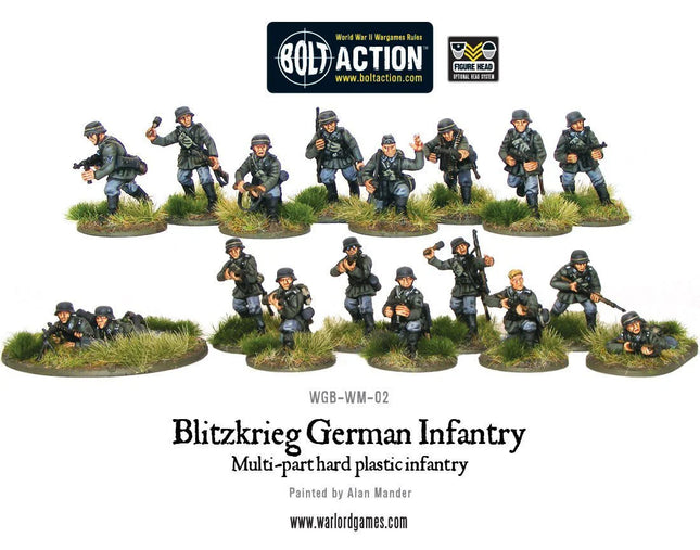 Dit is een foto van het spel Blitzkrieg! German Infantry te koop bij Speldorado Spellenwinkel Delft