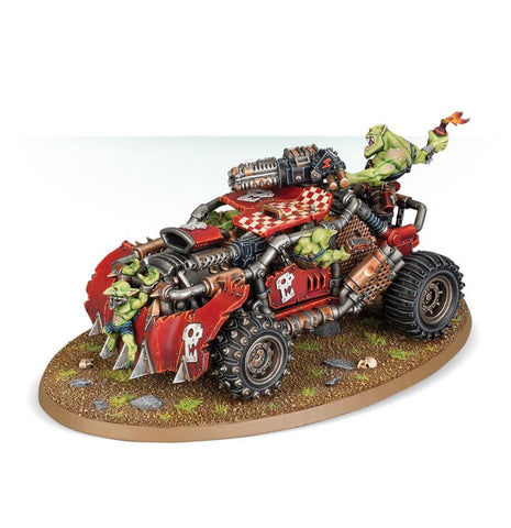 Dit is een afbeelding van het miniatuur Boomdakka Snazzwagon - Orks voor het spel Warhammer, te koop bij Tabletop Miniature Wargames spellenwinkel Speldorado in delft