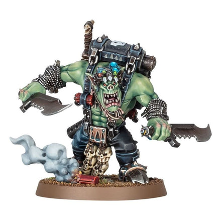 Dit is een afbeelding van het miniatuur Boss Snikrot - Orks voor het spel Warhammer, te koop bij Tabletop Miniature Wargames spellenwinkel Speldorado in delft