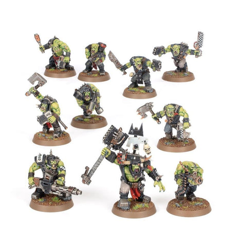 Dit is een afbeelding van het miniatuur Boyz - Orks voor het spel Warhammer, te koop bij Tabletop Miniature Wargames spellenwinkel Speldorado in delft