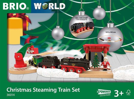 Brio Christmas steaming train set