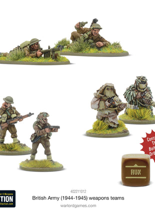 Dit is een foto van het spel British Army (1944-45) Weapons Teams te koop bij Speldorado Spellenwinkel Delft