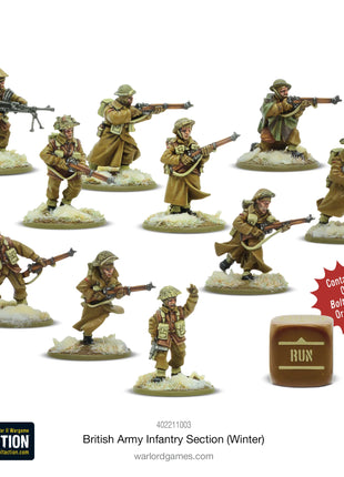 Dit is een foto van het spel British Infantry Section (Winter) te koop bij Speldorado Spellenwinkel Delft