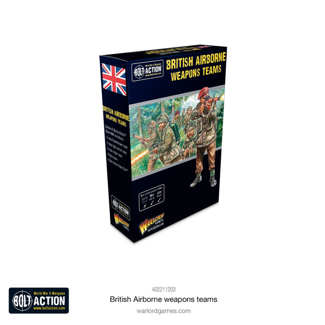 Dit is een foto van het spel British Airborne Weapons Teams te koop bij Speldorado Spellenwinkel Delft