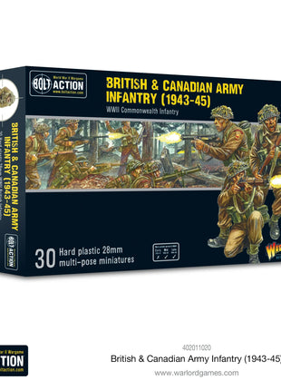 Dit is een foto van het spel British & Canadian Army Infantry (1943-45) te koop bij Speldorado Spellenwinkel Delft