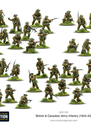 Dit is een foto van het spel British & Canadian Army Infantry (1943-45) te koop bij Speldorado Spellenwinkel Delft