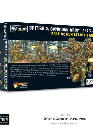 Dit is een foto van het spel British & Canadian Army (1943-45) Starter Army te koop bij Speldorado Spellenwinkel Delft