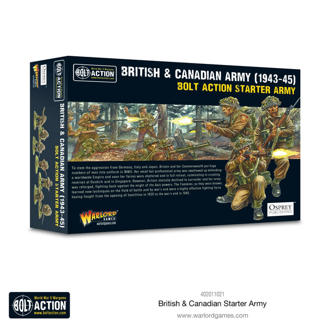 Dit is een foto van het spel British & Canadian Army (1943-45) Starter Army te koop bij Speldorado Spellenwinkel Delft