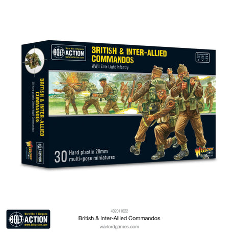 Dit is een foto van het spel British & Inter-Allied Commandos (2021 Version) te koop bij Speldorado Spellenwinkel Delft