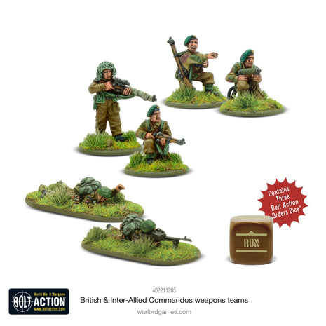 Dit is een foto van het spel British & Inter-Allied Commandos Weapons Teams te koop bij Speldorado Spellenwinkel Delft