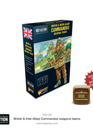 Dit is een foto van het spel British & Inter-Allied Commandos Weapons Teams te koop bij Speldorado Spellenwinkel Delft