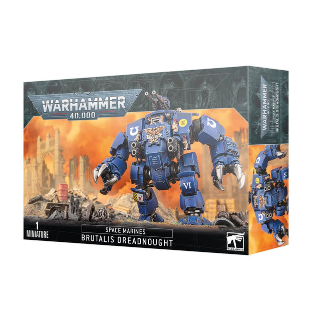 Dit is een foto van het spel Brutalis Dreadnought - Space Marines te koop bij Speldorado Spellenwinkel Delft