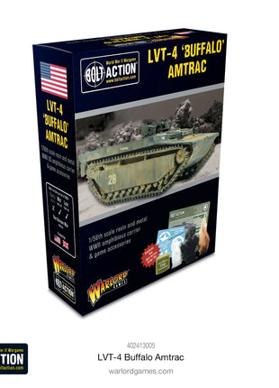 US/Allied LVT-4 "Buffalo" Amtrac voor Bolt Action - amerikanen vehicle schaal 1:58 miniatuur