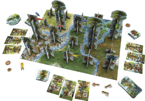 Dit is een foto van het spel Builders of Sylvan Dale te koop bij Speldorado Spellenwinkel Delft