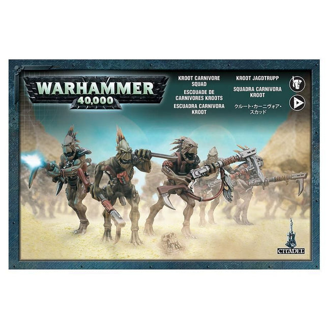 Dit is een foto van het spel Kroot Carnivore Squad - Tau Empire te koop bij Speldorado Spellenwinkel Delft