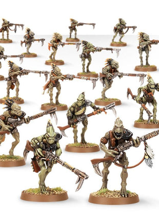 Dit is een afbeelding van het miniatuur Kroot Carnivore Squad - Tau Empire voor het spel Warhammer, te koop bij Tabletop Miniature Wargames spellenwinkel Speldorado in delft